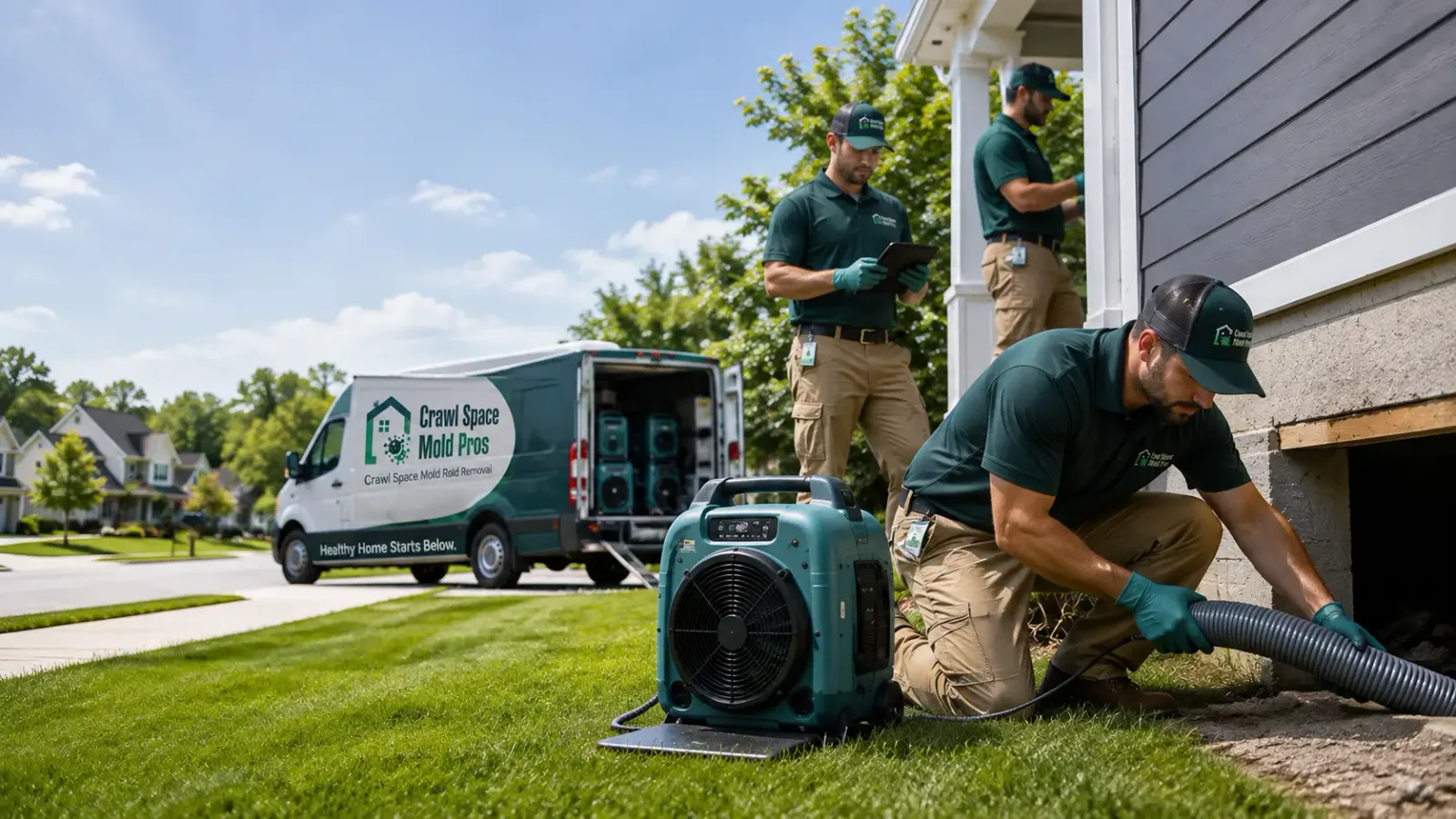 Crawl Space Mold Removal in Plainview, NE
